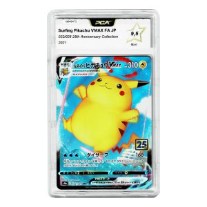 Pokémon PCA 9.5 Surfing Pikachu VMAX FA JP 022/028 25th Anniversary Collection 2021 Near Mint
