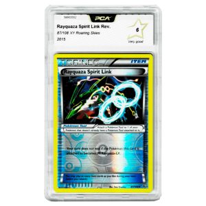 Pokémon PCA 6 Rayquaza Spirit Link Rev. 87/108 XY Roaring Skies 2015 Very Good