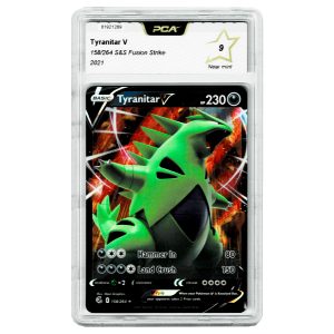 Pokémon PCA 9 Tyranitar V 158/264 S&S Fusion Strike  2021 Near Mint