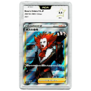 Pokémon PCA 9.5 Boss' Orders FA JP 268/184 VMAX Climax 2021 Mint
