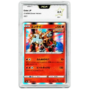Pokémon PCA 9.5 Entei JP 014/069 Evee Heroes 2021 Mint