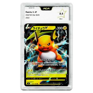 Pokémon PCA 9.5 Raichu  V JP 034/100 Star Birth 2022 Mint
