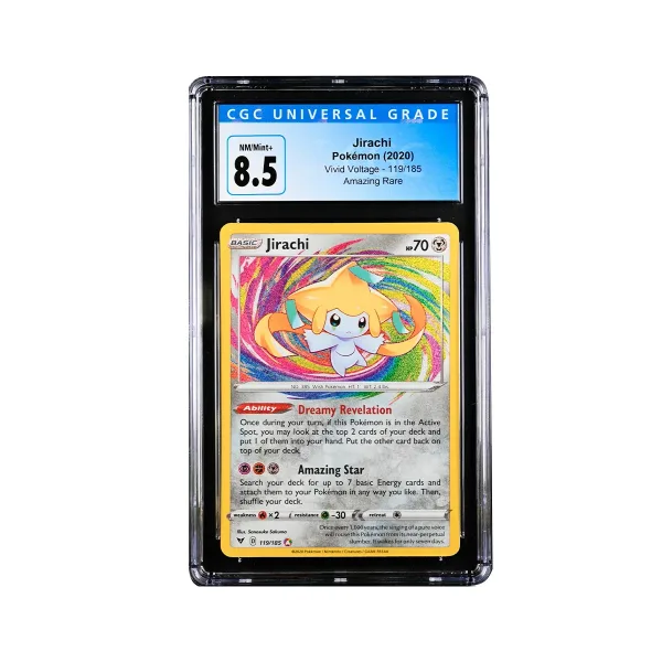 Pokemon CGC 8.5 Jirachi Amazing Rare Vivid Voltage 2020 NM-MT+ – Trade ...