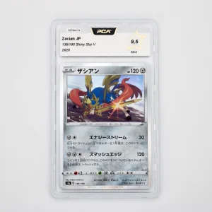 Pokémon PCA 9,5 Zacian JP 136/190 Shiny Star V 2020 Mint